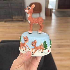 Enesco Rudolph the Red Nosed Reindeer Music Box Working